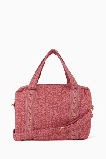 حقيبة يد بنقشة