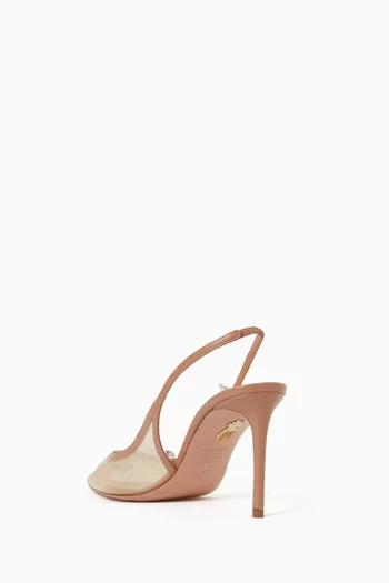 Papillon Sauvage 85 Slingback Pumps in Tulle