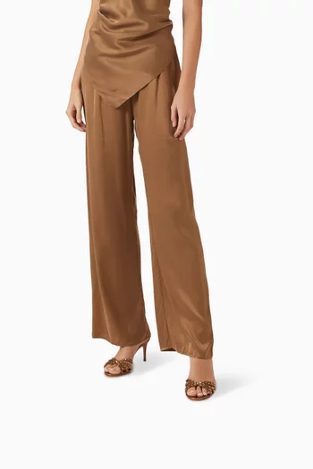 حذاء تيكيلا مفتوح بكعب 75 مم جلد نابا