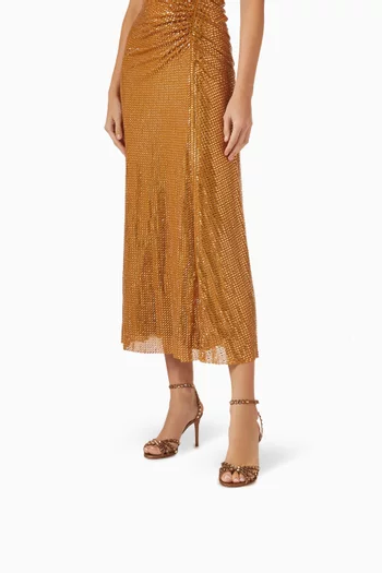 صندل تيكيلا بكعب 85 مم جلد نابا لامع