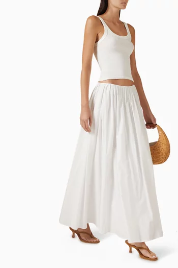 Marina Midi Skirt in Lyocell Blend