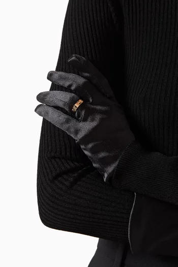 خاتم كيلي معدن بلون ذهبي وردي غير مستعمل