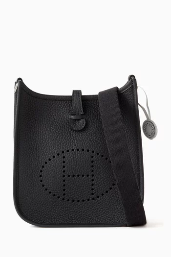 حقيبة إيفيلين ميني جلد ثور لين بملمس بارز