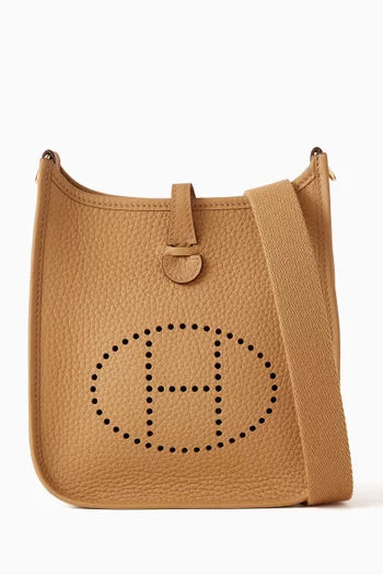 حقيبة إيفيلين ميني جلد لين بملمس بارز