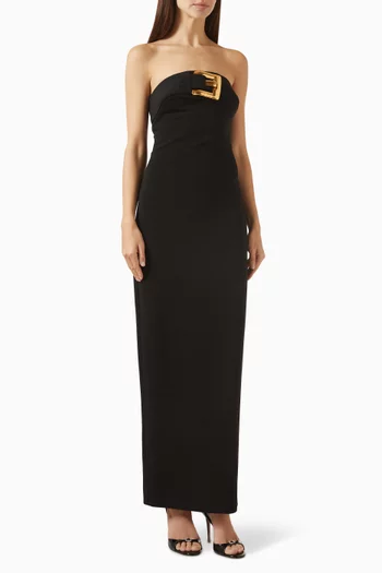 Belted Bustier Dress in Jersey