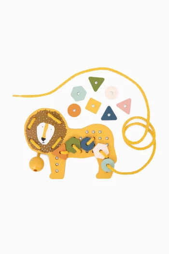 Wooden Animal Lacing Game