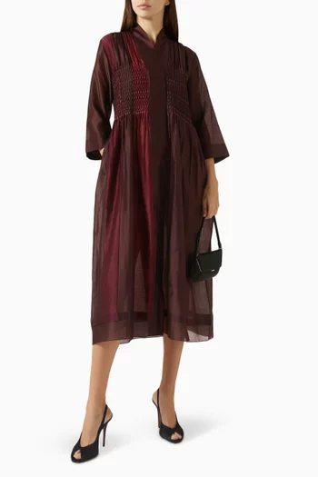 Ruched Midi Dress