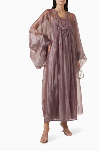 طقم من قطعتين أورجانزا وكريب