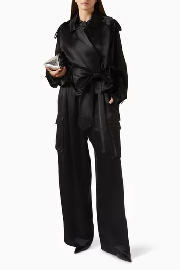 معطف ترنش سيمونا قصير ستان