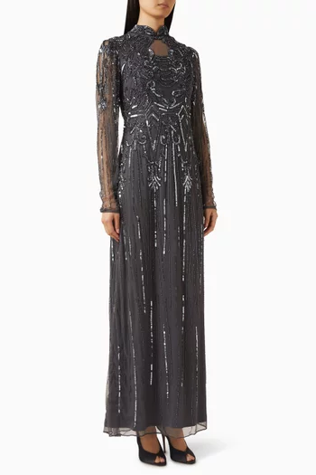 Sequin-embellished Gown