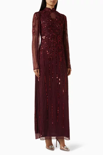 Sequin-embellished Gown