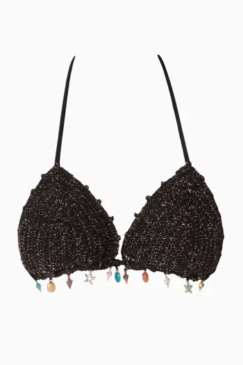 قطعة بيكيني علوية ترينيداد بحلي كروشيه