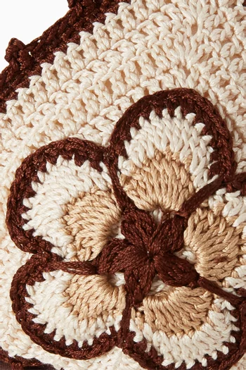 قطعة بيكيني علوية ترينيداد مطرزة بزهور