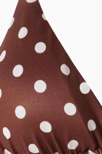 قطعة بيكيني علوية إيف بنقشة منقطة