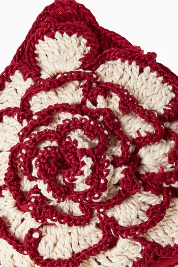 قطعة بيكيني علوية روز كروشيه