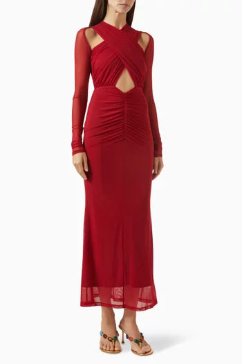 Rosalie Maxi Dress in Tulle