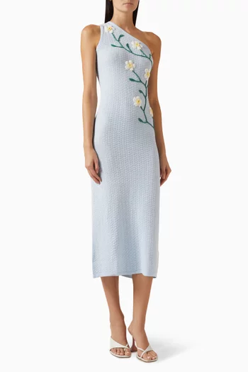 Tayla One-shoulder Maxi Dress in Knit