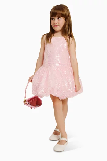 فستان ألانا شبكي مطرز بالترتر 