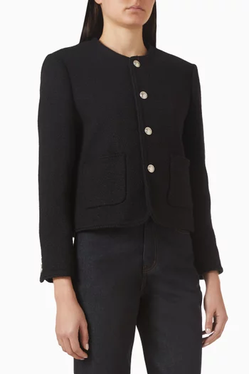 جاكيت كلاسيكي تويد بوكليه