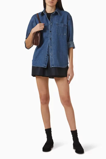 Oversized Shirt in Denim