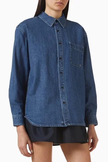 Oversized Shirt in Denim