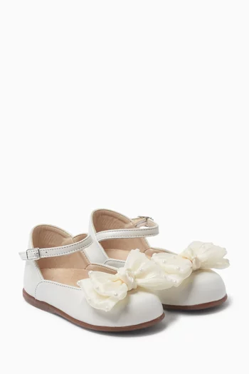 Bow-embellished French Ballerinas