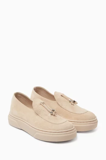 Tassel Loafers in Suede