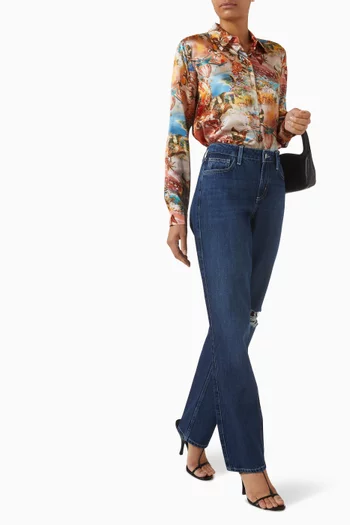 Tyler Collage Blouse in Silk