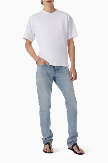 بنطال جينز فضفاض دينم