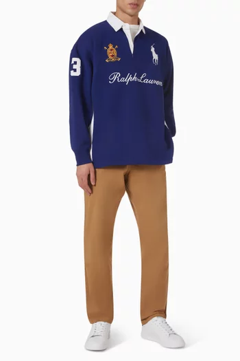 سويت شيرت بشعار لاعب البولو على الحصان الكبير للاحتفال بالذكرى العشرين