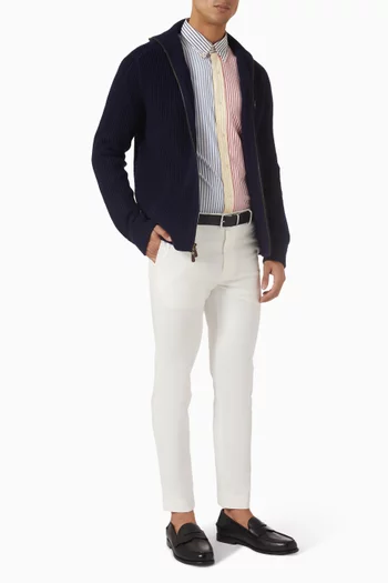 سترة بسحّاب قطن وصوف