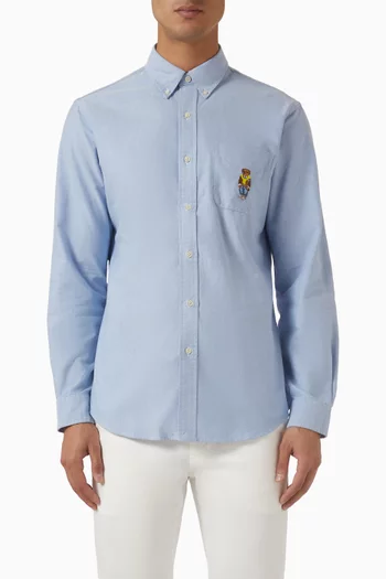 قميص بشعار دب بولو قطن