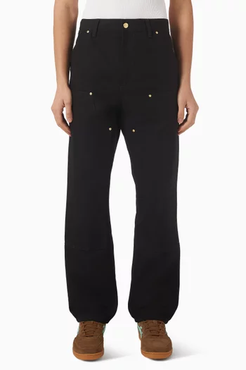 Double Knee Pants in Cotton Canvas