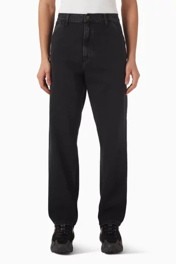 Single Knee Pants in Denim