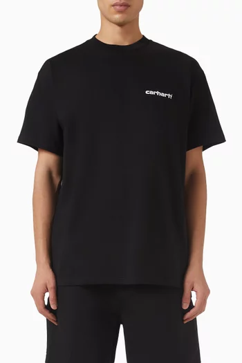 Archive Lines T-shirt in Cotton