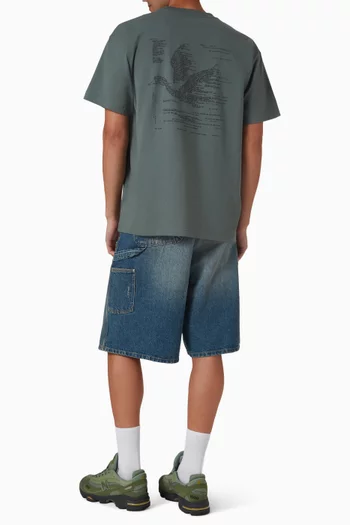 تي شيرت بانشد بشعار الماركة قطن