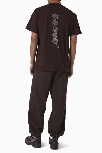 تي شيرت جاربل بشعار الماركة قطن