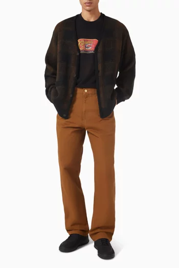 Single Knee Pants in Canvas