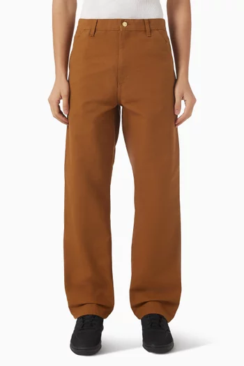 Single Knee Pants in Canvas