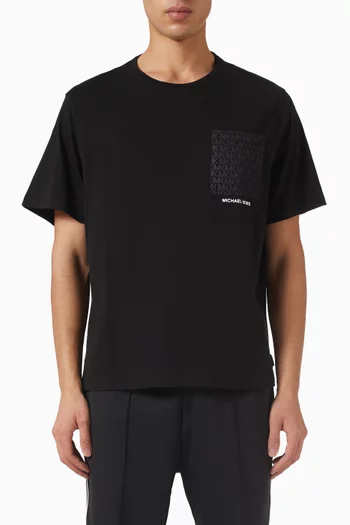 Signature Logo Pocket T-shirt in Cotton