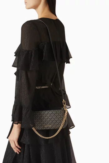 Small Bryant Pochette Crossbody Bag in Logo-printed Canvas