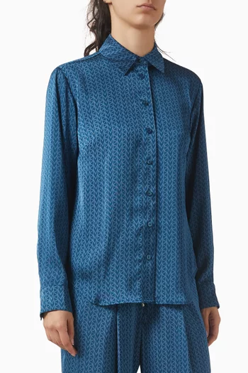 قميص بنقشة شعار الماركة ستان