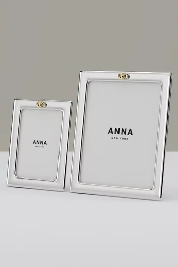 إطار للصور مزين بحلقات، 7 × 5 بوصة