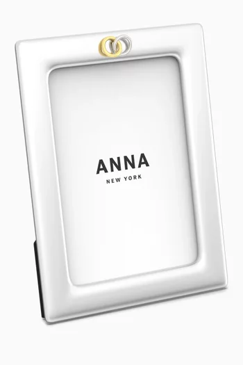 إطار للصور مزين بحلقات، 7 × 5 بوصة