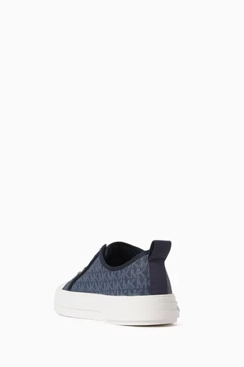 Evy Sneakers in Logo Canvas