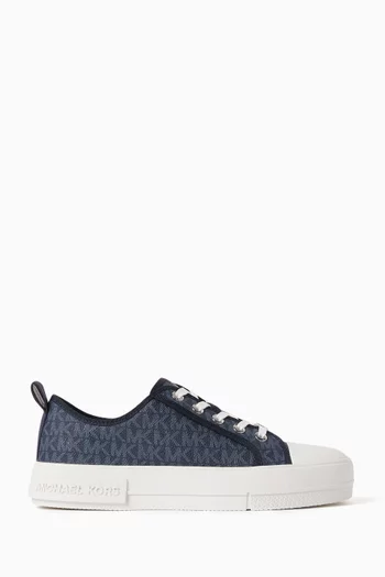 Evy Sneakers in Logo Canvas