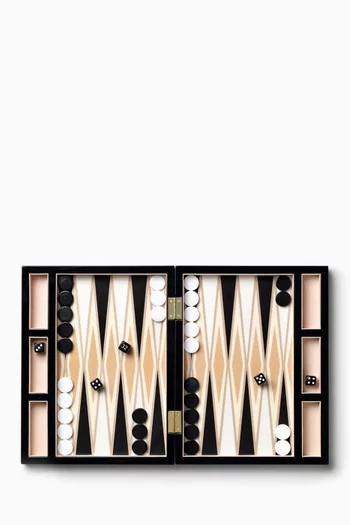 Lacquered Backgammon Set