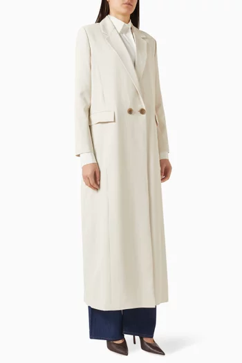 Noura Long Blazer-style Abaya