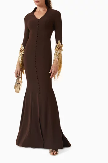 Cherry Embellished Gown