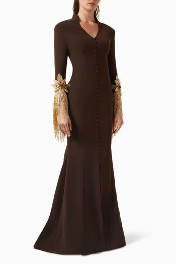 Cherry Embellished Gown